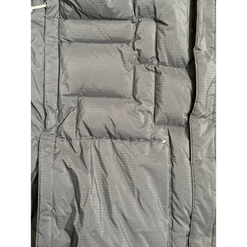 The North Face 600 Fill Down Puffer Jacket Mens XL Black Ripstop Vintage‎ Rare